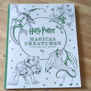 Warner Bros. Harry Potter Magical Creatures Coloring Book - Green and White